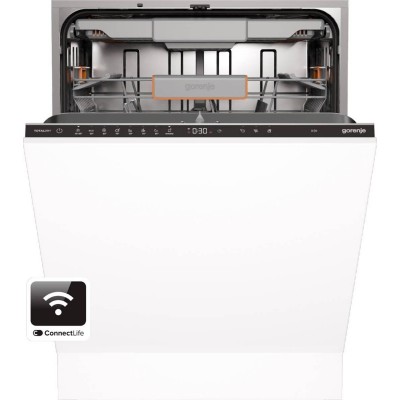 Посудомийна машина Gorenje вбудовувана, 16компл., A+++, 60см, інвертор,Wi-Fi, сенсорн.упр, 3и кошики, білий