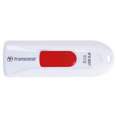 USB флеш накопитель Transcend 8Gb JetFlash 590 White USB 2.0 (TS8GJF590W)