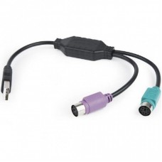 Перехідник USB to PS/2 Cablexpert (UAPS12-BK) Перехідник USB to PS/2 Cablexpert (UAPS12-BK)