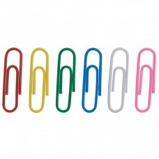 Скріпки канцелярські BUROMAX 28мм, colored, rounded 100 шт (BM.5015) Скріпки канцелярські BUROMAX 28мм, colored, rounded 100 шт (BM.5015)