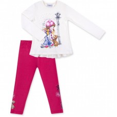 Набір дитячого одягу Breeze кофта з лосинами з дівчинкою і собачкою (8260-104G-beige) Набір дитячого одягу Breeze кофта з лосинами з дівчинкою і собачкою (8260-104G-beige)