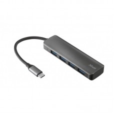 USB-хаб Trust Halyx USB-C to 4-Port USB-A 3.2 ALUMINIUM USB-хаб Trust Halyx USB-C to 4-Port USB-A 3.2 ALUMINIUM