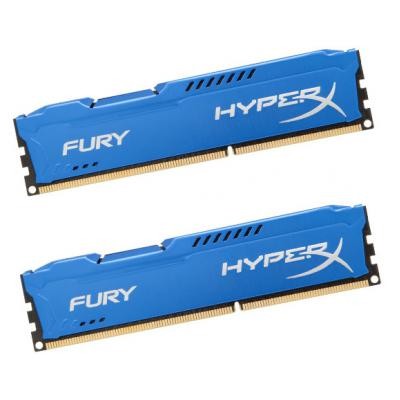 Модуль памяти для компьютера DDR3 8Gb (2x4GB) 1866 MHz HyperX Fury Blu Kingston (HX318C10FK2/8)