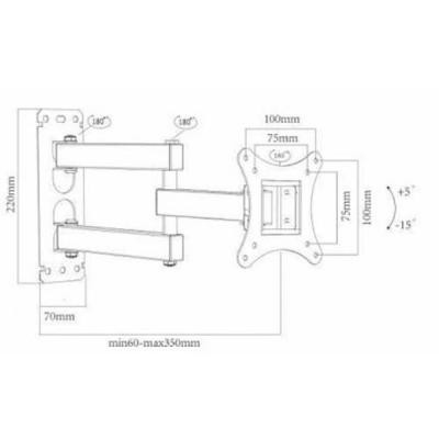 Кронштейн CT-LCDT108SL CHARMOUNT