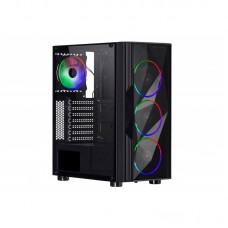 Корпус 2E GAMING ARDOR (GA3401) MidT, 2xUSB2.0,1xUSB3.0, 4x120мм ARGB, скло (бічна панель),без БЖ,чорний Корпус 2E GAMING ARDOR (GA3401) MidT, 2xUSB2.0,1xUSB3.0, 4x120мм ARGB, скло (бічна панель),без БЖ,чорний