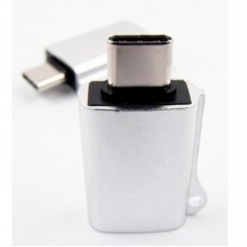 Перехідник OTG USB - Type-C grey DENGOS (ADP-019)