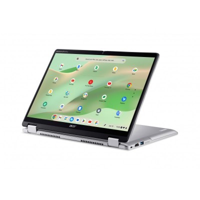 Ноутбук Acer Chromebook Spin CP314-2HN 14" WUXGA IPS Touch, Intel i3-N305, 8GB, F256GB, UMA, ChromeOS, сріблястий