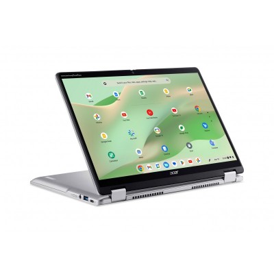 Ноутбук Acer Chromebook Spin CP314-2HN 14" WUXGA IPS Touch, Intel i3-N305, 8GB, F256GB, UMA, ChromeOS, сріблястий