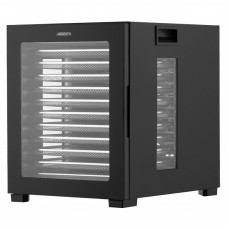 Сушарка для продуктів Ardesto FDB-1242, 850Вт, піддонів -12x3см, макс-70°С, таймер, електр. управління, нерж., чорний Сушарка для продуктів Ardesto FDB-1242, 850Вт, піддонів -12x3см, макс-70°С, таймер, електр. управління, нерж., чорний
