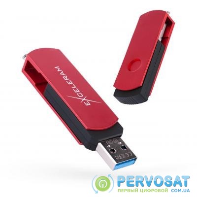 USB флеш накопитель eXceleram 16GB P2 Series Red/Black USB 3.1 Gen 1 (EXP2U3REB16)