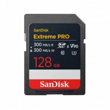 Карта пам'яті SanDisk SD  128GB C10 UHS-II U3 R300/W300MB/s Extreme Pro V90 Карта пам'яті SanDisk SD  128GB C10 UHS-II U3 R300/W300MB/s Extreme Pro V90