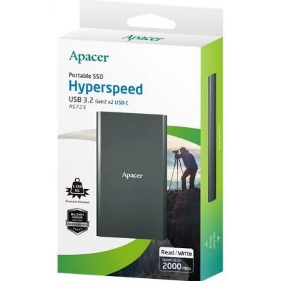 Портативний SSD Apacer 500GB USB 3.2 Gen 2x2 Type-C AS723