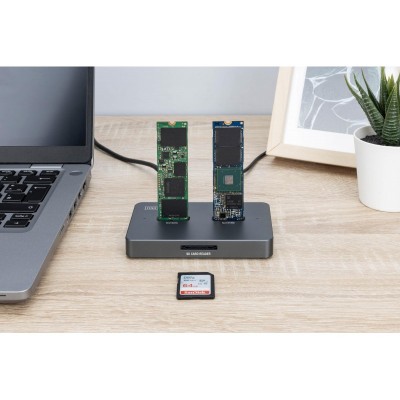 Док-станція DIGITUS USB-C > 2xSATA SSD/SD Док-станція DIGITUS USB-C > 2xSATA SSD/SD