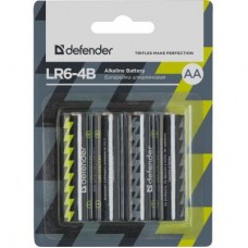 Батарейка Defender AA LR6-4B * 4 (56012) Батарейка Defender AA LR6-4B * 4 (56012)