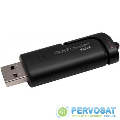 USB флеш накопитель Kingston 64GB DataTraveller 104 USB 2.0 (DT104/64GB)