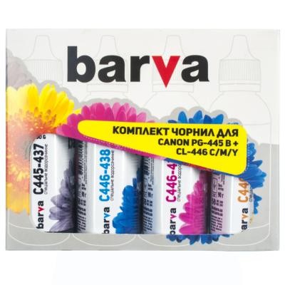 Чорнило BARVA CANON GI-490 B/C/M/Y 4*90г (CG490-090-MP)