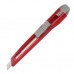 Нож канцелярский Axent 9 мм, blister, gray-red (6501-А)