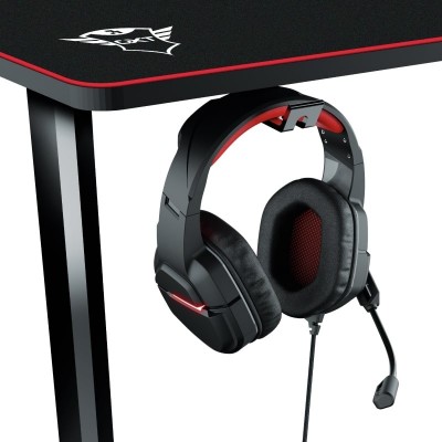 Стіл Trust GXT 1175 Imperius XL, (140x66см), чорний