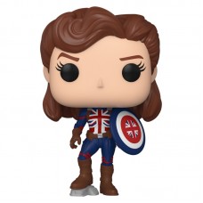 Фігурка Funko POP! Bobble Marvel What If Captain Carter with Shield (Exc) 55967