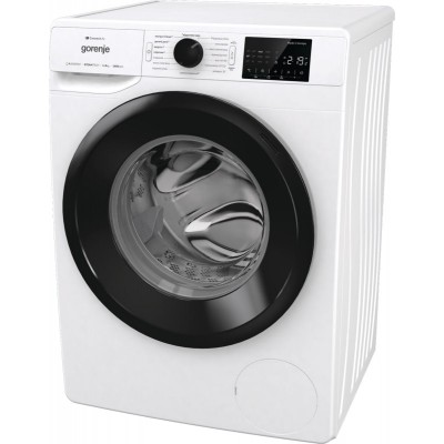 Пральна машина Gorenje фронтальна, 8кг, 1400, A+++, 55см, дисплей, інвертор, пара, Wi-Fi, білий