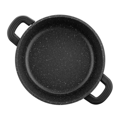 Набір посуду ARDESTO Gemini Anzio, 6 предметів, алюміній, чорний