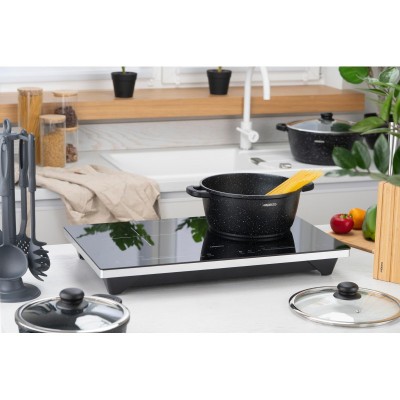 Набір посуду ARDESTO Gemini Anzio, 6 предметів, алюміній, чорний