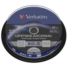 Диск BD Verbatim 25Gb 4x Cake 10pcs Printable M-DISC (43825) Диск BD Verbatim 25Gb 4x Cake 10pcs Printable M-DISC (43825)