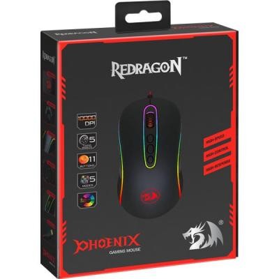 Мышка Redragon Phoenix 2 RGB Black (75097)