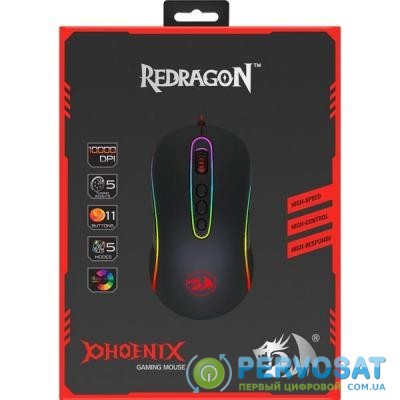 Мышка Redragon Phoenix 2 RGB Black (75097)