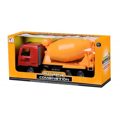 Машинка інерційна Same Toy Super Combination Бетонозмішувач червоний 98-85Ut-1