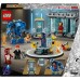 Конструктор LEGO Super Heroes Лабораторія Залізної Людини: зал обладунків