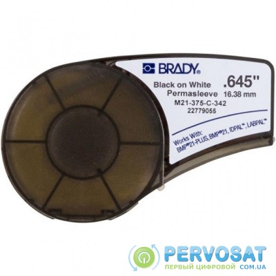 Лента для принтера этикеток Brady термоусадочная трубка для кабеля, O 3.18 - 8.13 мм, Черный н (M21-375-C-342)