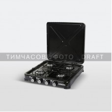 Плитка настільна Ardesto газова, тип газу LPG, комфорок - 4, чорний Плитка настільна Ardesto газова, тип газу LPG, комфорок - 4, чорний