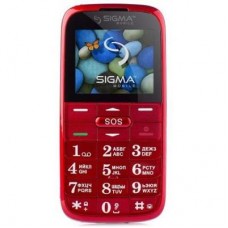 Мобильный телефон Sigma Comfort 50 Slim2 Red (4827798211922)