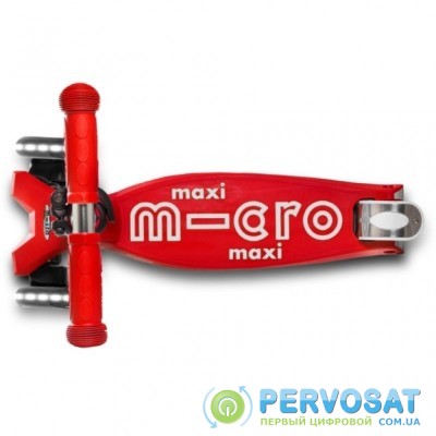 Скутер Micro Maxi Deluxe Red LED (MMD068)