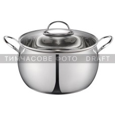 Каструля Ardesto Gemini, скляна кришка, 2.2 л, нержавіюча сталь Каструля Ardesto Gemini, скляна кришка, 2.2 л, нержавіюча сталь