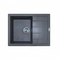 Мийка кухонна Adamant Anila, штучний камінь, прямокут., з крилом, 645х495х200мм, чаша - 1, врізна, сірий Мийка кухонна Adamant Anila, штучний камінь, прямокут., з крилом, 645х495х200мм, чаша - 1, врізна, сірий