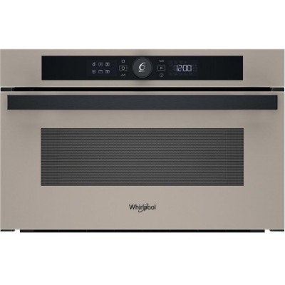 Мікрохвильова піч Whirlpool вбудована, 31л, електронне упр., 1000Вт, гриль, дисплей, бежевий