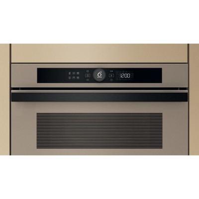 Мікрохвильова піч Whirlpool вбудована, 31л, електронне упр., 1000Вт, гриль, дисплей, бежевий