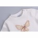 Кофта Breeze с кружевной бабочкой (10086-86G-beige)
