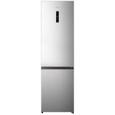 Холодильник з нижн. мороз. камерою Gorenje, 200х60х60см, 2 двері, 238(86)л, А+, NF+, Зона св-ті, Зовн. Дисп, Сірий