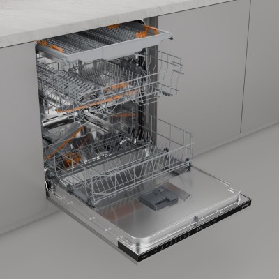 Посудомийна машина Gorenje вбудовувана, 16компл., A++, 60см, AquaStop, автоматичне відчинення, сенсорн.упр, 3и кошики, білий
