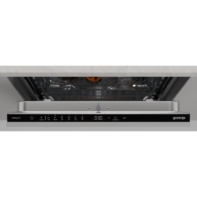 Посудомийна машина Gorenje вбудовувана, 16компл., A++, 60см, AquaStop, автоматичне відчинення, сенсорн.упр, 3и кошики, білий
