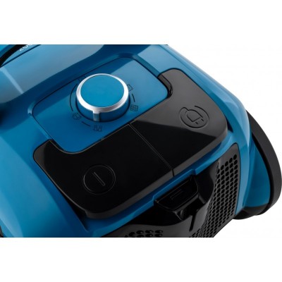 Пилосос Gorenje мішковий, 750Вт, конт пил -3л, HEPA, телескоп трубка, синій