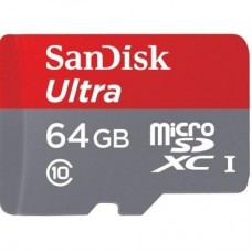 Карта пам'яті SANDISK 64GB microSD Class 10 UHS-I Ultra (SDSQUNS-064G-GN3MN)