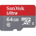 Карта памяти SANDISK 64GB microSD Class 10 UHS-I Ultra (SDSQUNS-064G-GN3MN)