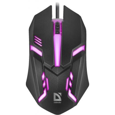 Мишка Defender Cyber MB-560L Black (52560)