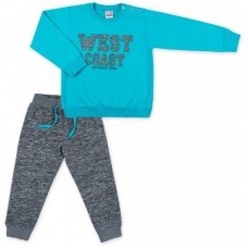 Набір дитячого одягу Breeze кофта зі штанами "West coast" (8248-86B-blue) Набір дитячого одягу Breeze кофта зі штанами "West coast" (8248-86B-blue)
