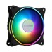 Корпусний вентилятор 2E GAMING F120OI-ARGB, 120мм, 1200rpm, 3pin, 3pin +5VARGB, 25.3dBa, чорний