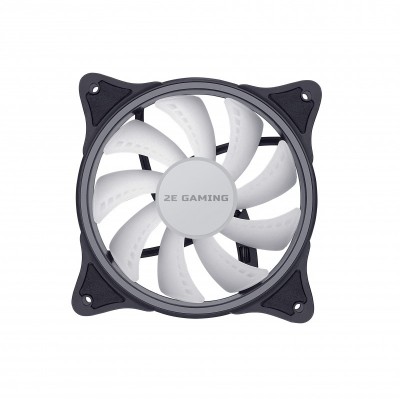 Корпусний вентилятор 2E GAMING F120OI-ARGB, 120мм, 1200rpm, 3pin, 3pin +5VARGB, 25.3dBa, чорний